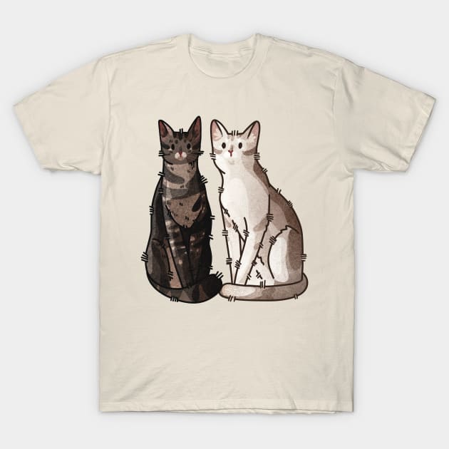 Two Singapura Cats T-Shirt by Feline Emporium